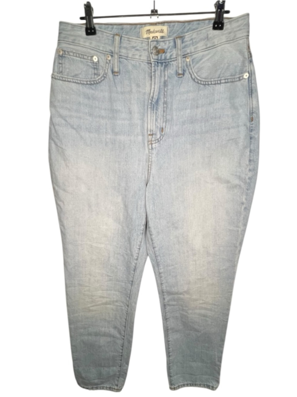 Madewell Light-wash Curvy Perfect Vintage Jeans High Rise Mom Style Denim
